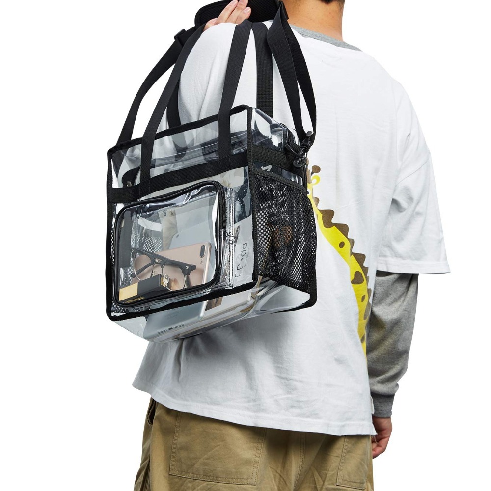 Heavy Equipment Bucket - Bolso transparente de plástico resistente, tipo