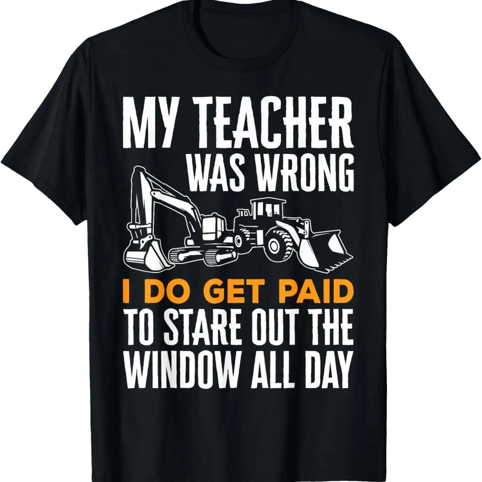 Heavy Equipment Washing - Camiseta con imagen de un operador