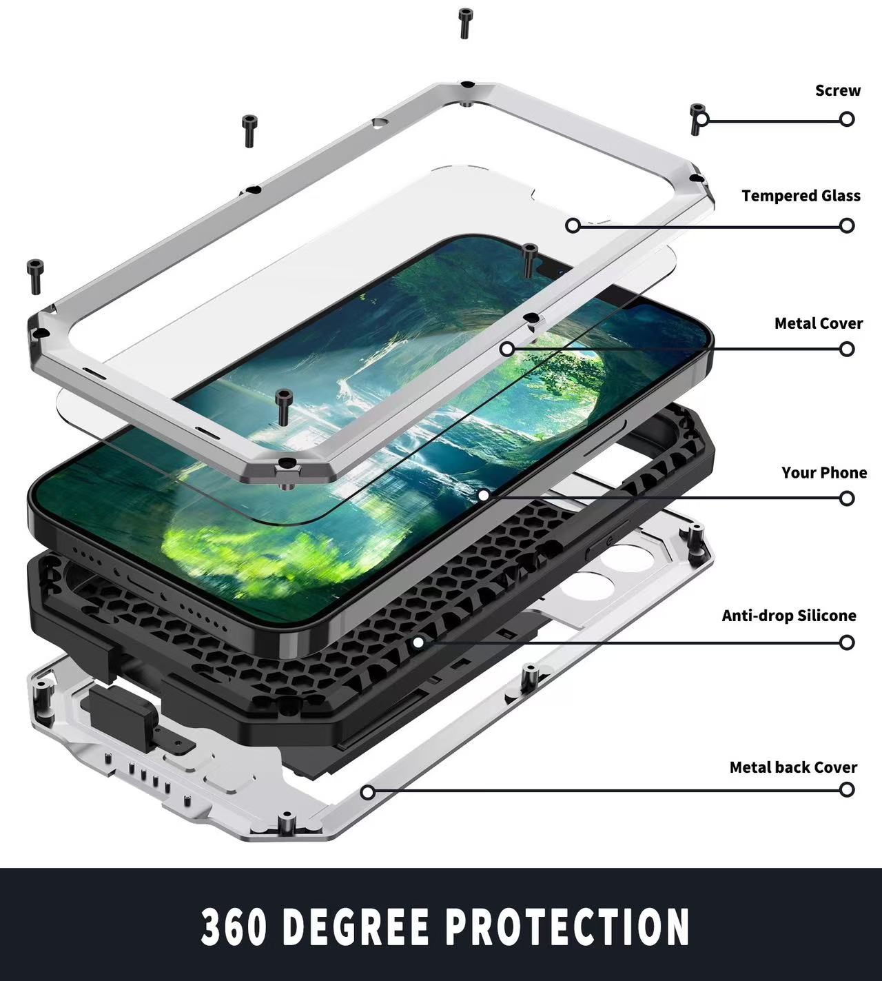 Funda Metálica Resistente de G - Heavy Equipment Bucket reseña y precio