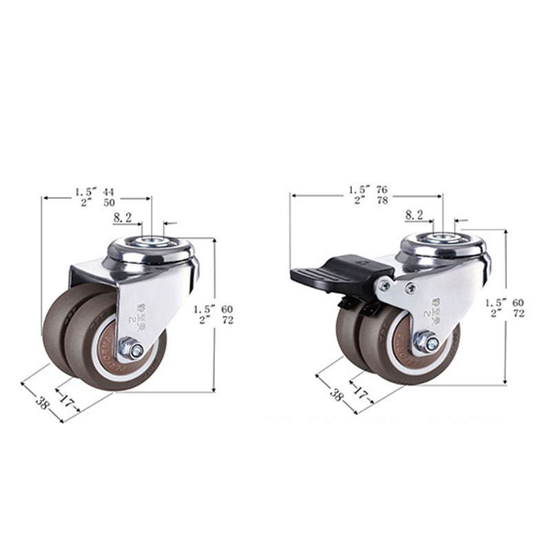 Ruedas giratorias de alta resi - Heavy Equipment Grinder reseña y precio