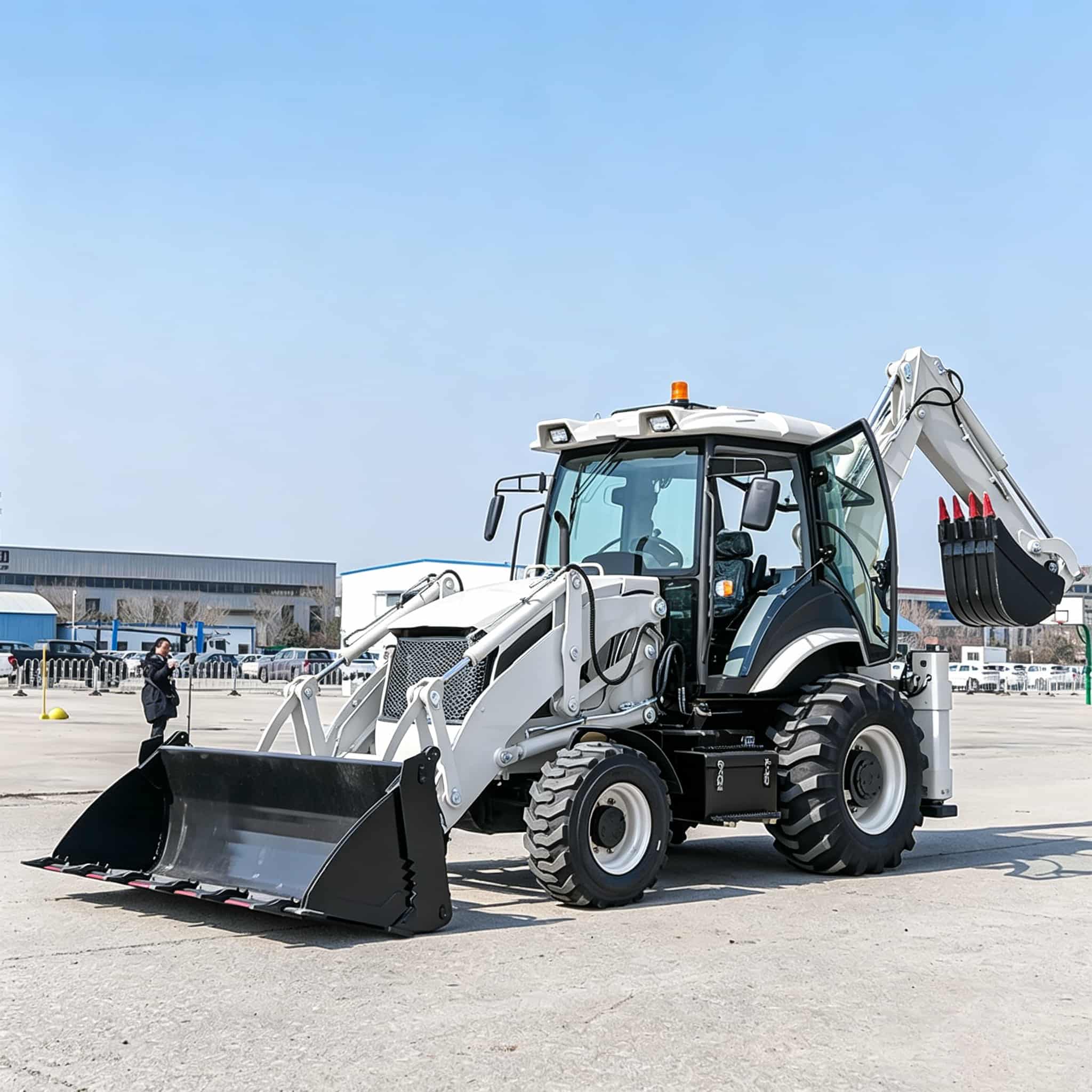 Retroexcavadora con certificac - Heavy Equipment Grinder reseña y precio